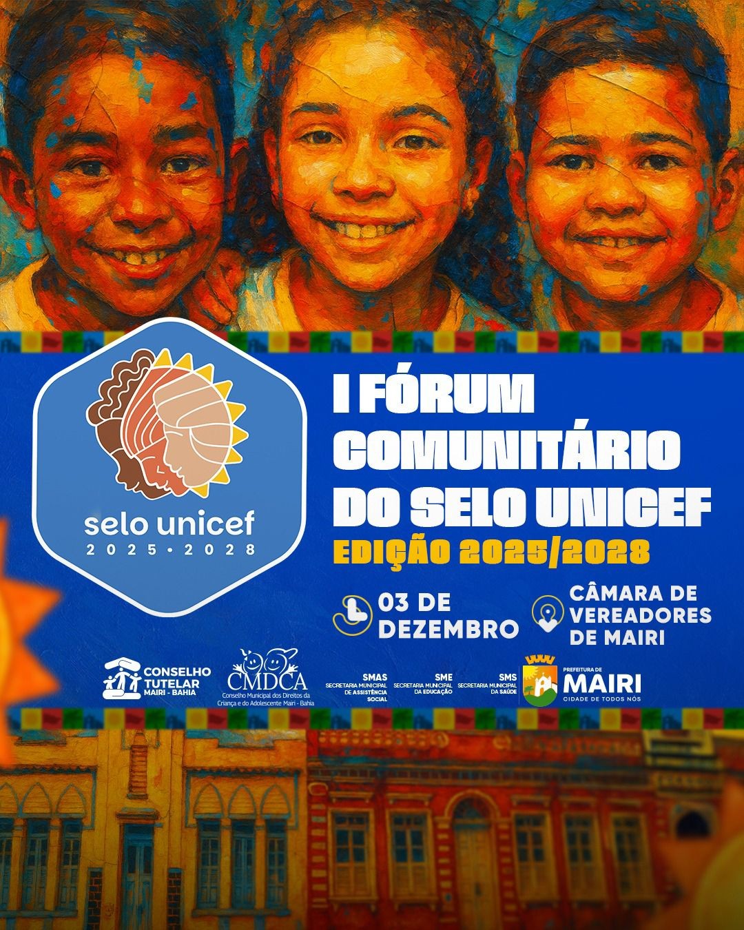 Mairi realiza o I Fórum Comunitário do Selo UNICEF – Edição 2025/2028