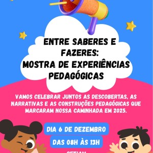 Secretaria de Educação promove Mostra de Experiências e Práticas Pedagógicas